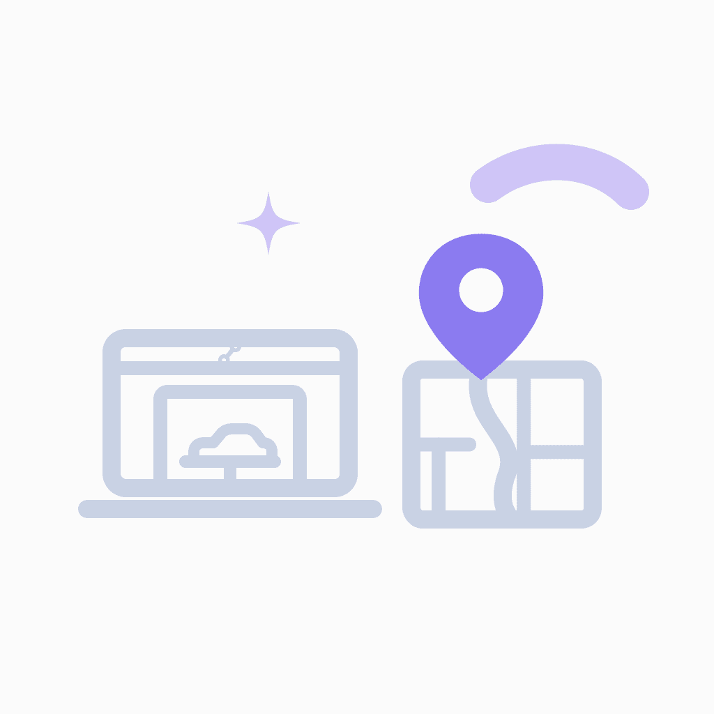 auto repair digital marketing illustration