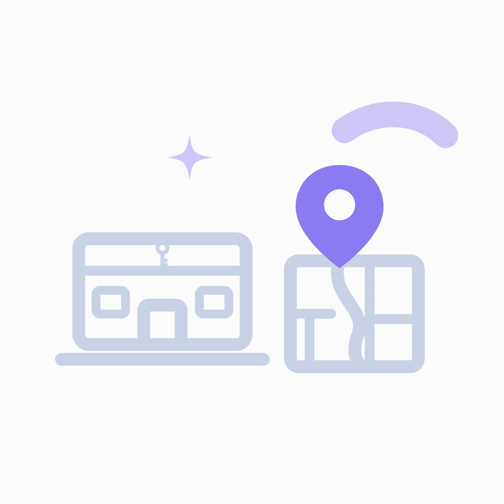 car rental digital marketing illustration