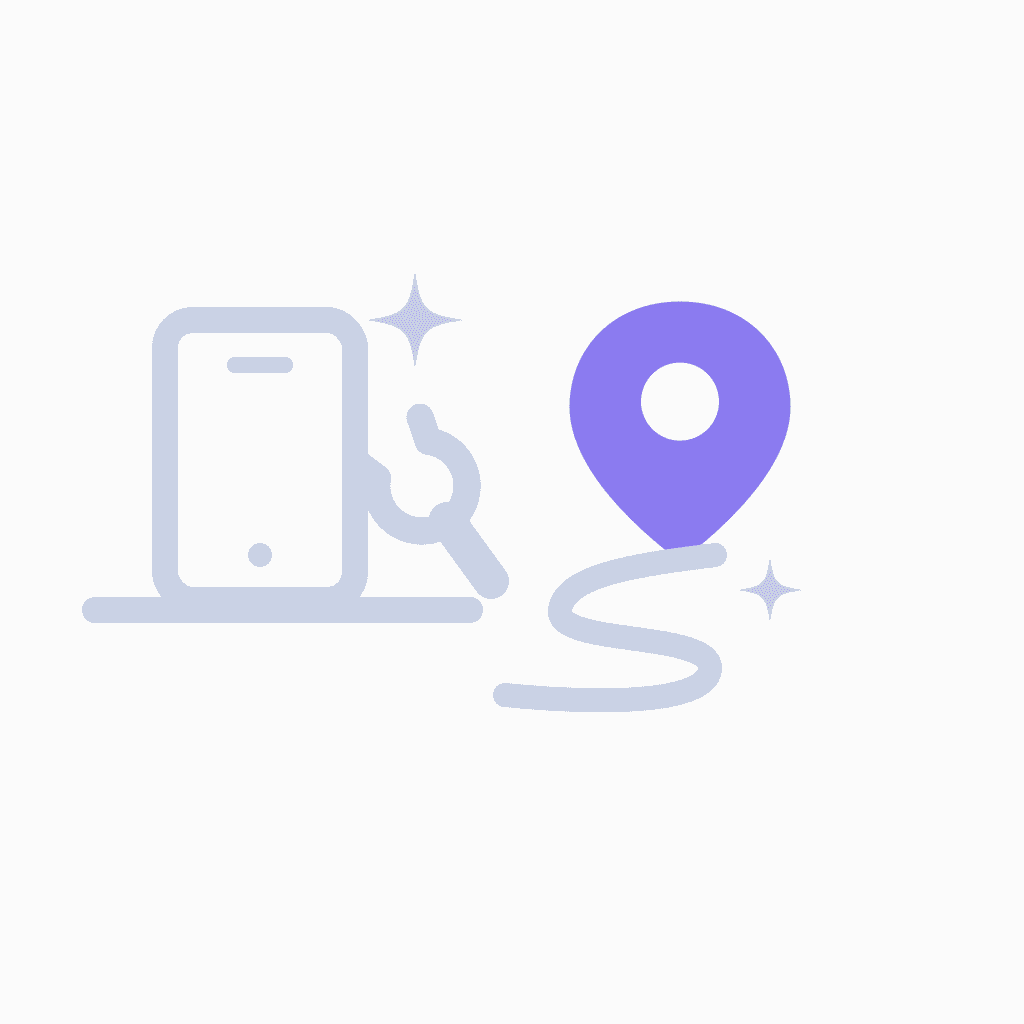 cell phone repair digital marketing illustration