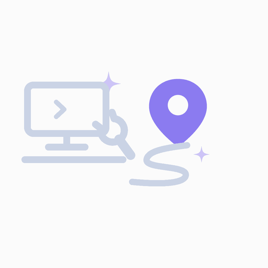 computer repair digital marketing illustration