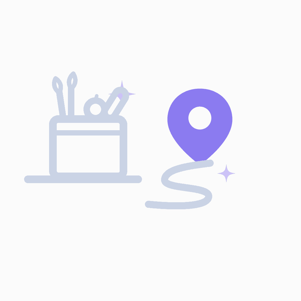 grocery delivery digital marketing illustration