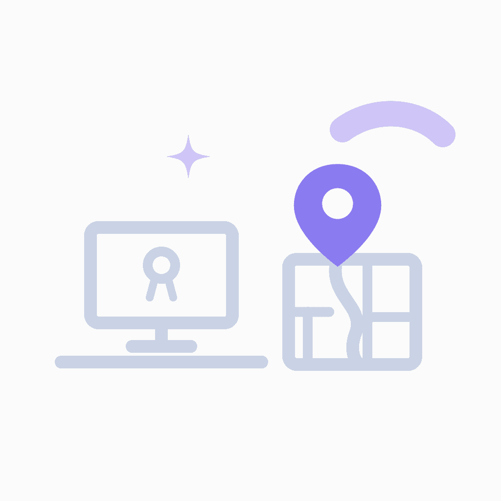 online course digital marketing illustration
