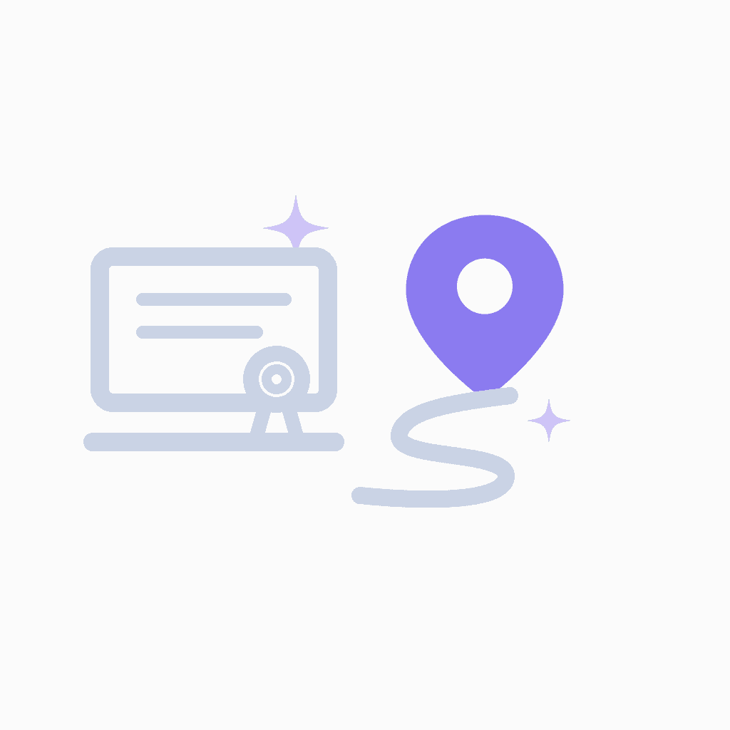 online course digital marketing illustration