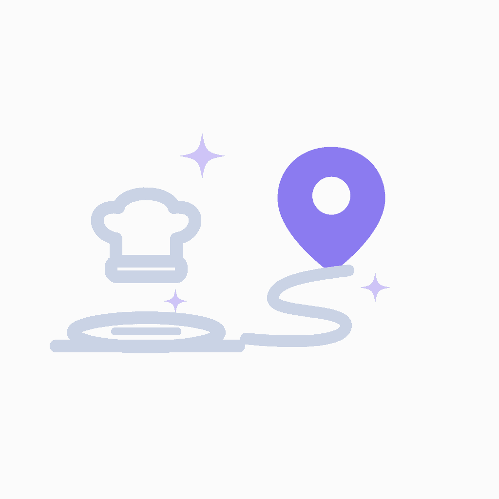 restaurant cleaning marketing local SEO location pin illustration