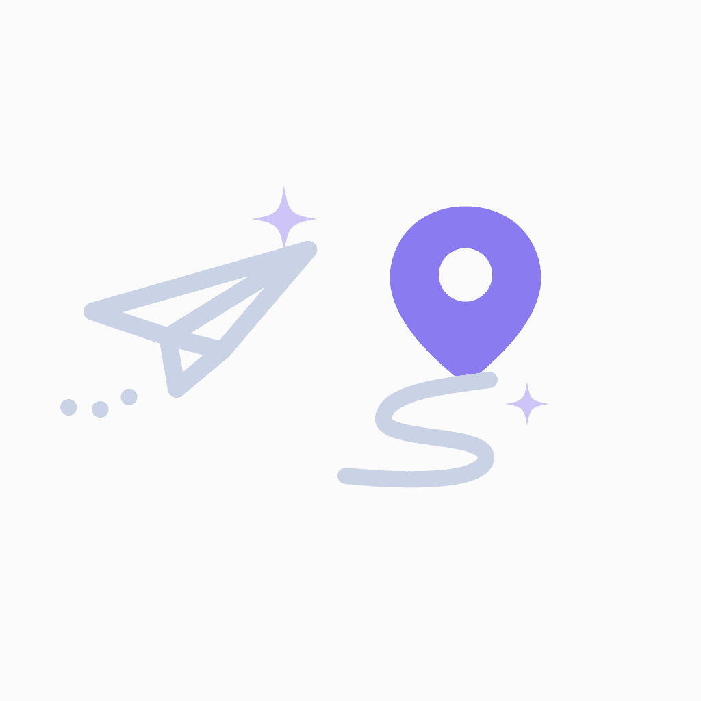 travel agency digital marketing illustration